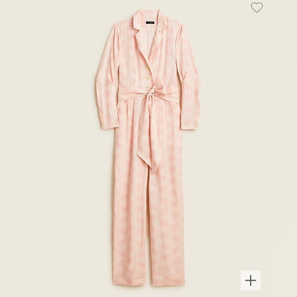J. Crew Paisley Tuxedo Jumpsuit